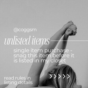 UNLISTED ITEM ✨ READ RULES IN DETAILS